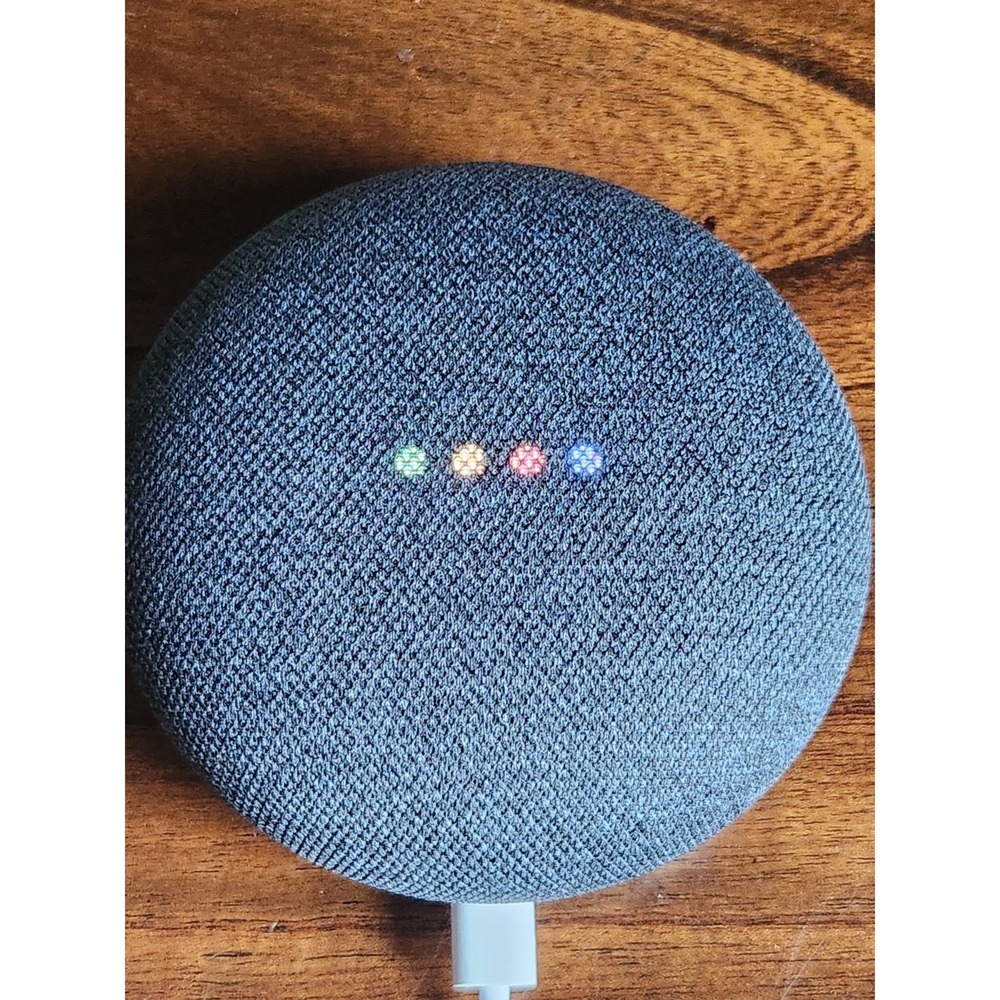 Google Home Mini Smart Speaker with Google Assistant Charcoal & Coral 10395A-HOA
